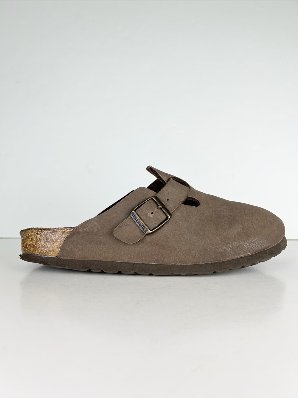 Birkenstock Boston Brown Birko-Flor Slides Mules Unisex Sandals EU 40 US L 9 - Picture 6 of 14